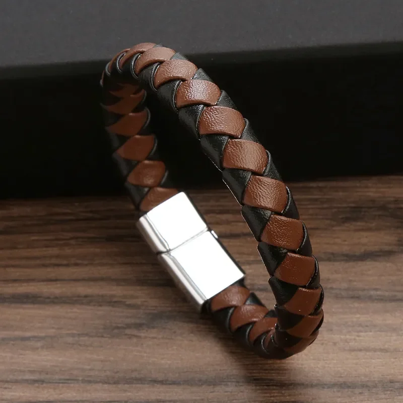 Pulsera catana negra y marrón